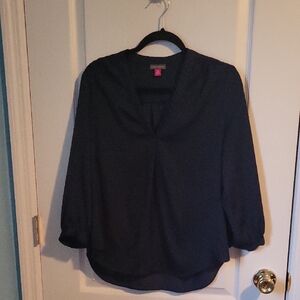 Vince Camuto Navy Blouse M